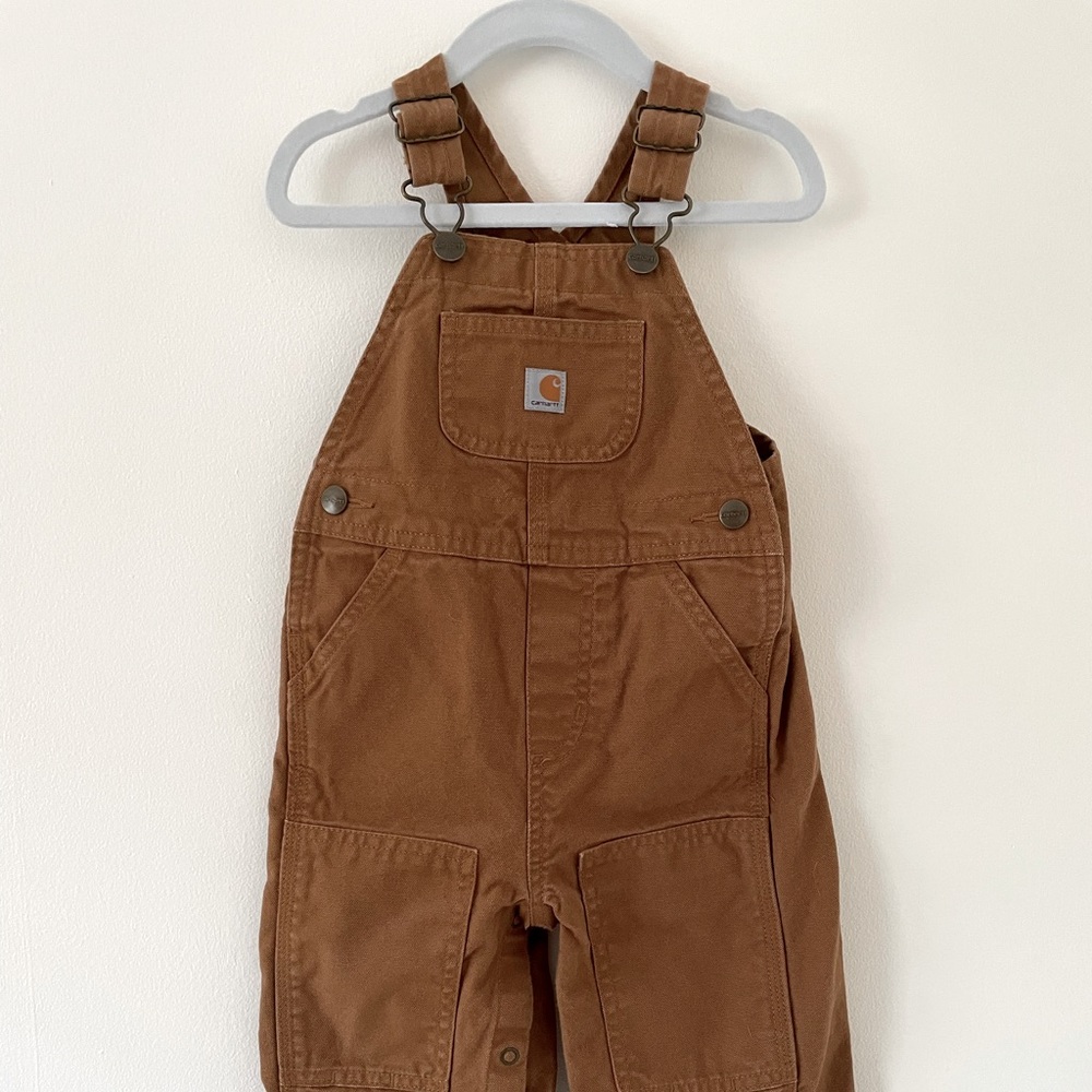 Carhartt classic bib overalls for toddlers size 18 months